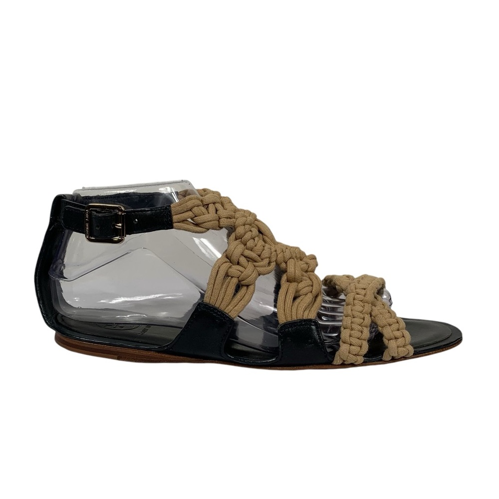 Tory Burch Jute Macrame Sandals (Beach Boho Festival Garden Hippie Indie Resort) - Picture 7 of 11